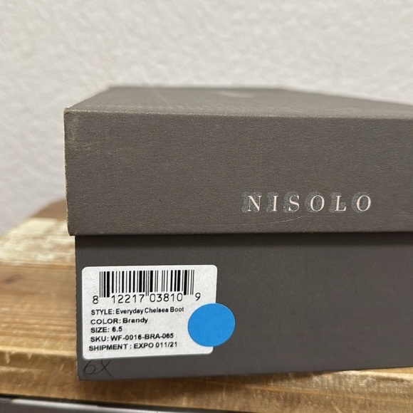 Nisolo Everyday Leather Chelsea Boot Brandy Size 6.5 - Picture 8 of 8